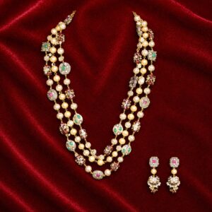Pearl and tikadi mala