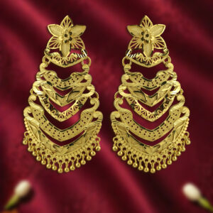 Gold plated earrings