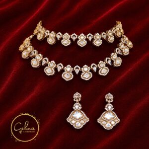 Moissanite necklace set