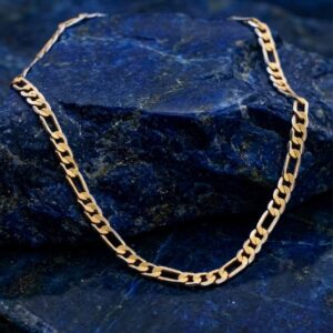 Two tone link chain for men