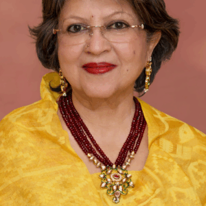 Garnet necklace set with Kundan pendant