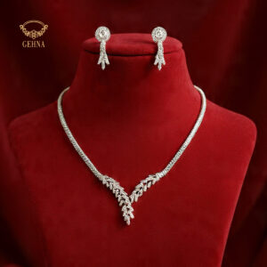 American diamond necklace set