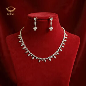 American diamond necklace set