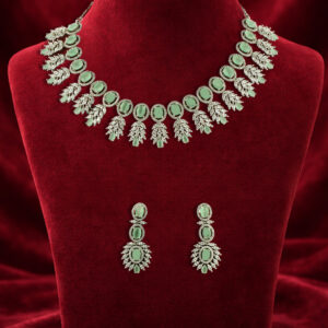 Mossanite necklace set