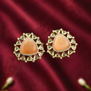 Pink top with stone setting